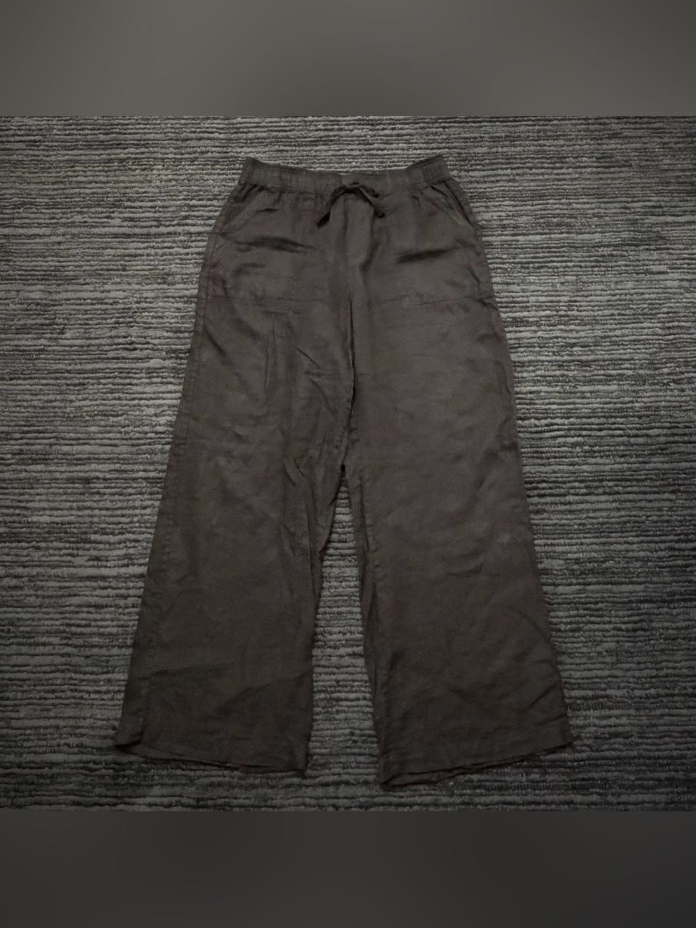 Splendid Linen Wide Leg Drawstring Pants